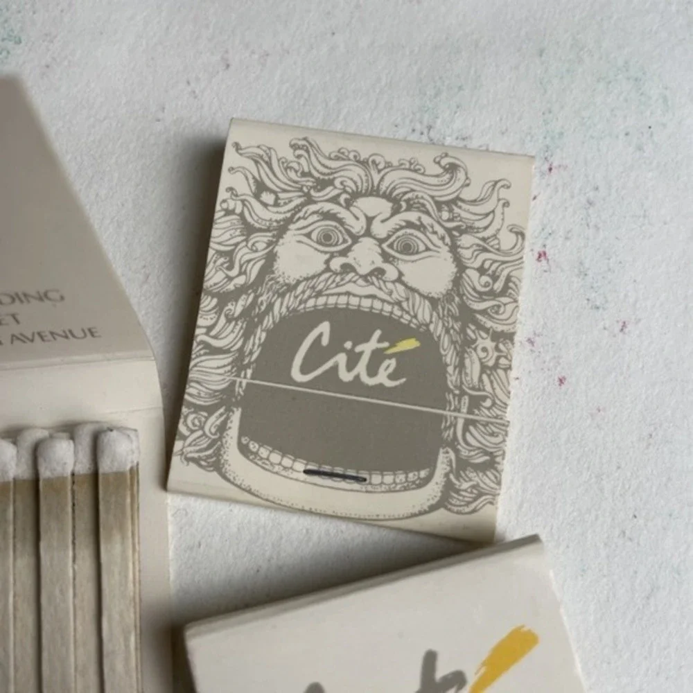 La Cite Restaurant New York City Matchbook‎ *Unstruck* 1980s Lot of 3